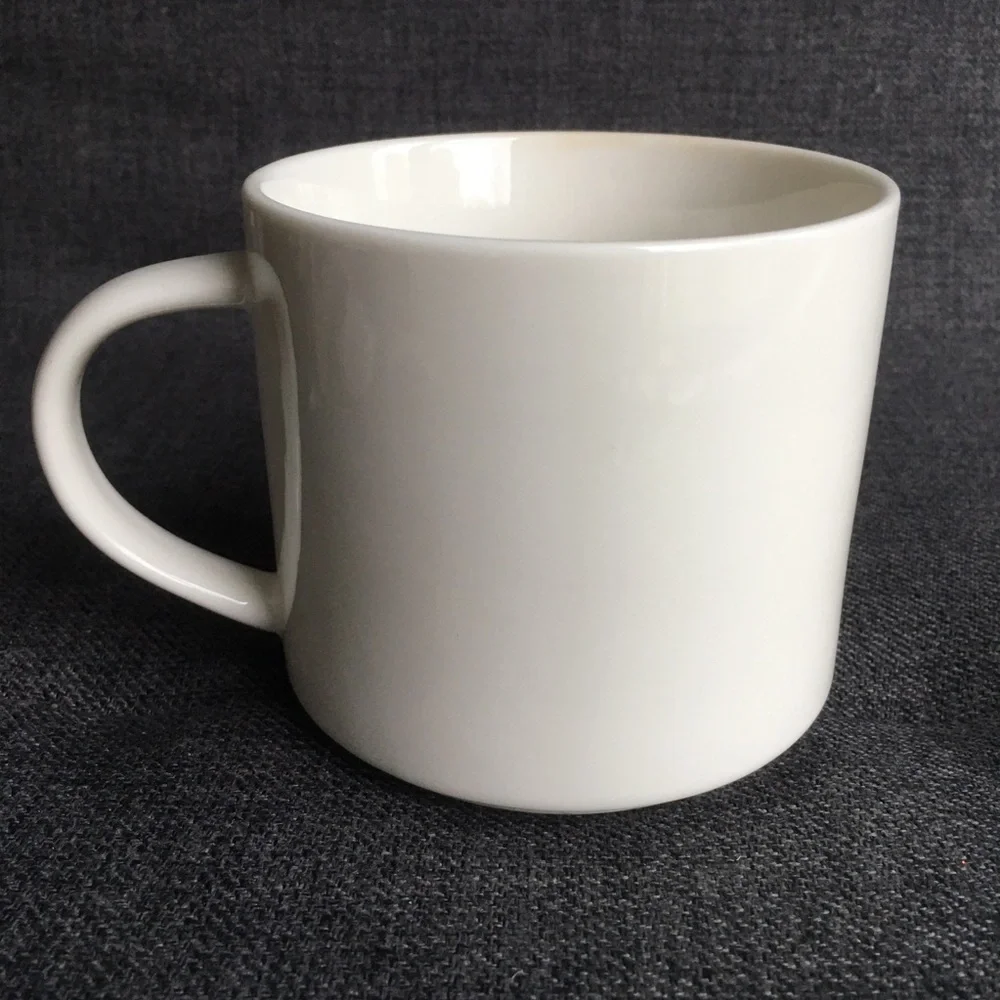 “LIKE A BOSS” Coffee Mug, White, Navy Blue, Gold Foil, 15 oz